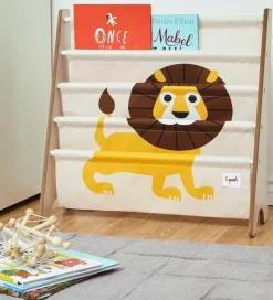 3 Sprouts Bogreol - 62x25x61 cm - Løve