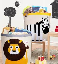 3 Sprouts Opbevaringskurv - 44,5x43 cm - Løve