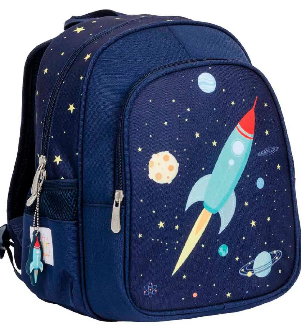 A Little Lovely Company Børnehavetaske - 27x32x19 cm - Space - N