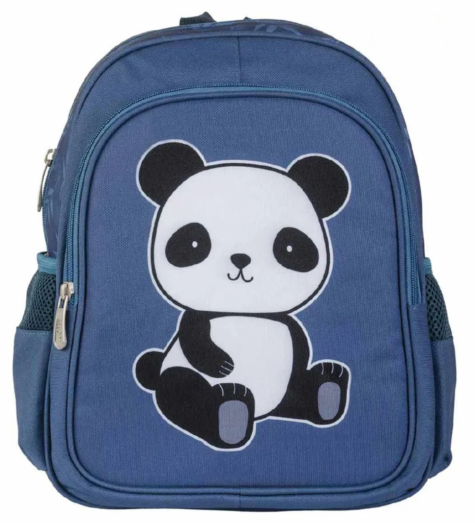 A Little Lovely Company Børnehavetaske m. Termolomme - Panda - B