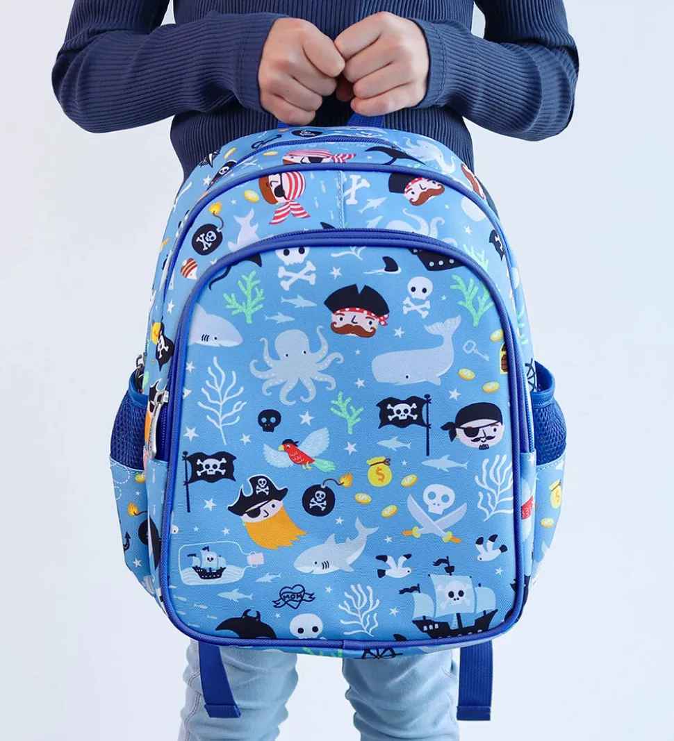 A Little Lovely Company Børnehavetaske m. Termolomme - Pirates