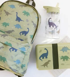 A Little Lovely Company Børnehavetaske - Dinosaur - Grøn