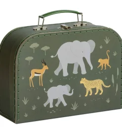 A Little Lovely Company Kuffertsæt - 2 stk. - 29x20/25,5x18 cm -