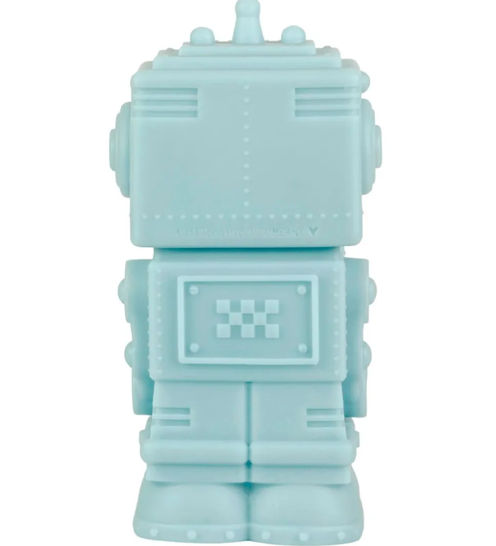 A Little Lovely Company Lampe - 14 cm - Robot - Smoky Blue