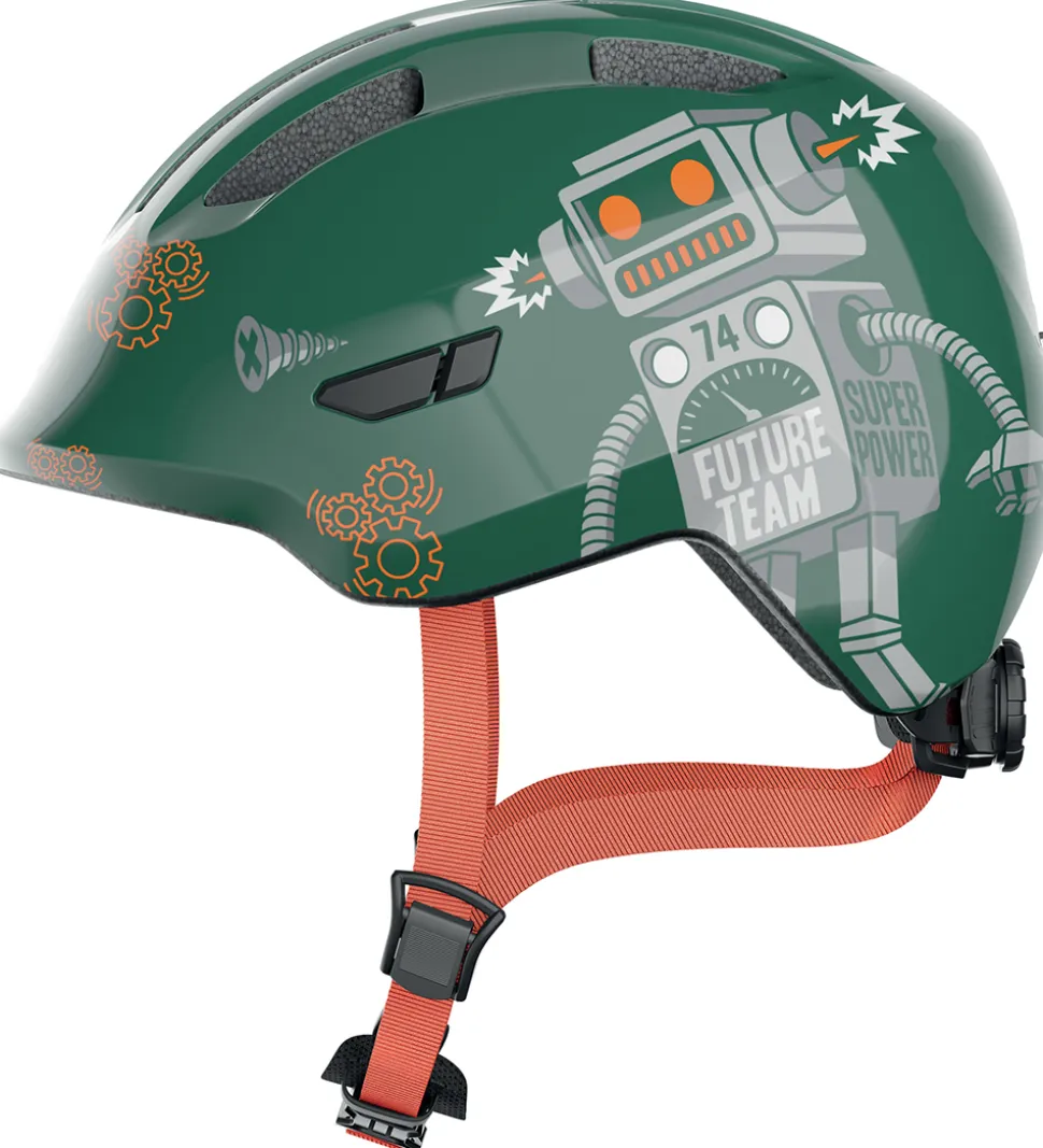 Abus Cykelhjelm - Smiley 3.0 - Green Robo