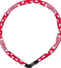 Abus Kædelås - 4804C Symbols - 75 cm - Rød