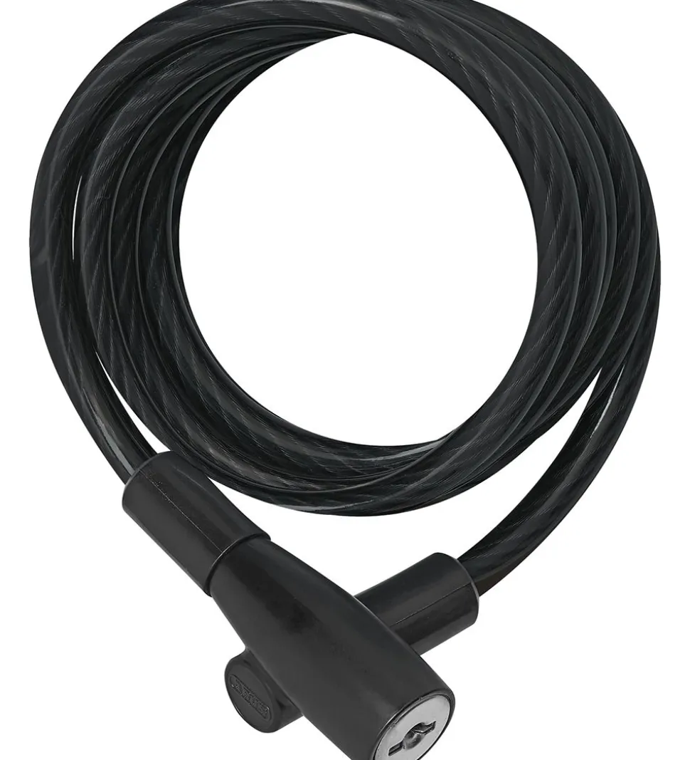 Abus Spirallås 3506K - 120 cm - Sort
