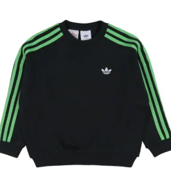 adidas Originals Sweatsæt - Crew - Minecraft - Sort m. Logo