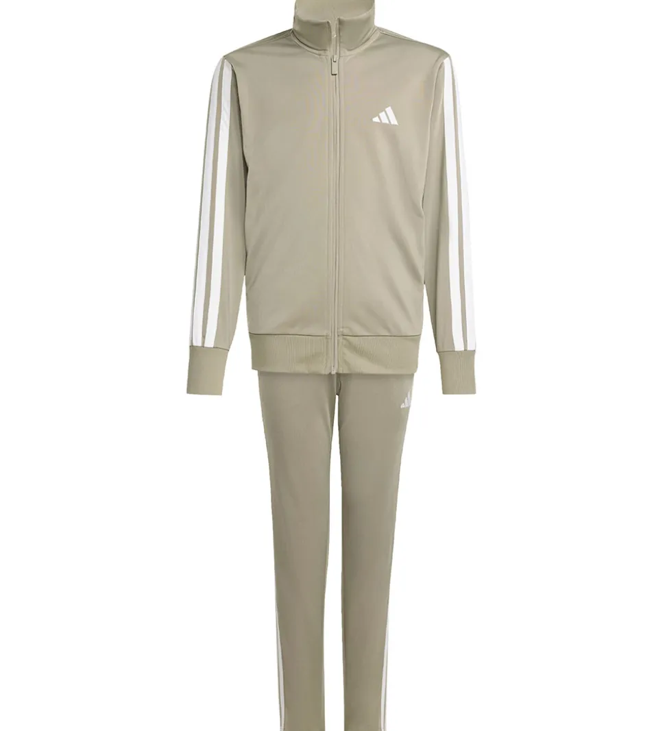 adidas Performaance Træningssæt - J 3S Tr Ts - Silpeb/White