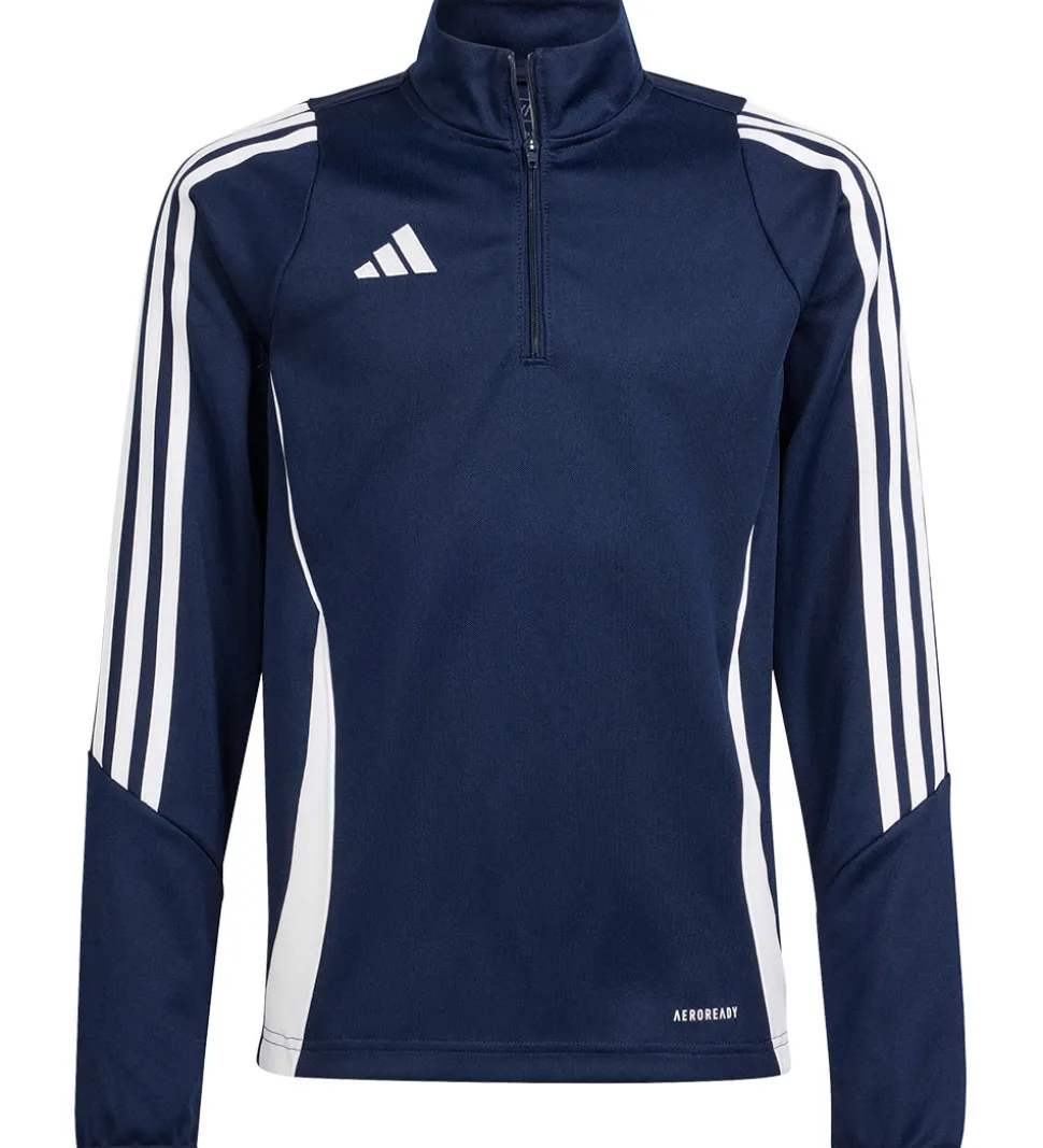 adidas Performance Bluse - Tiro24 TRTOPY - Blå/Hvid