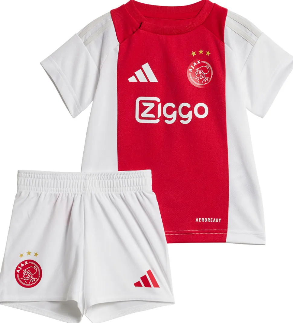 adidas Performance Fodboldsæt - Ajax H BABY - Rød/Hvid