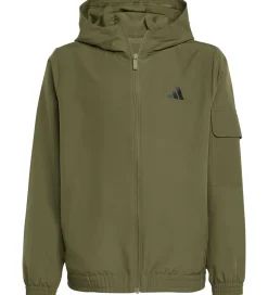 adidas Performance Træningssæt - Olive Strata/Hvid