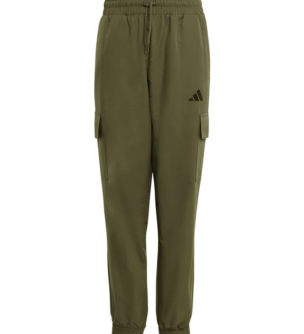 adidas Performance Træningssæt - Olive Strata/Hvid