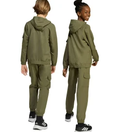 adidas Performance Træningssæt - Olive Strata/Hvid