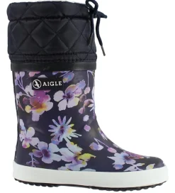 Aigle Termostøvler - Giboulee - Dark Flower