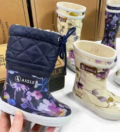 Aigle Termostøvler - Giboulee - Dark Flower