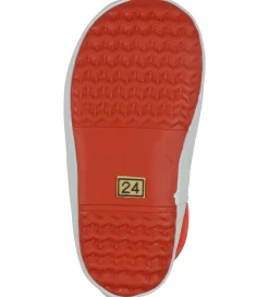 Aigle Termostøvler - Giboulee 2 - Rød/Hvid