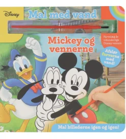 Alvilda Malebog - Mal Med Vand - Disney Mickey Og Venner
