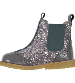 Angulus Støvler - Chelsea - Lavender/Pastel m. Glitter
