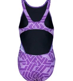 Arena Badedragt - Escape - Sort/Team Purple