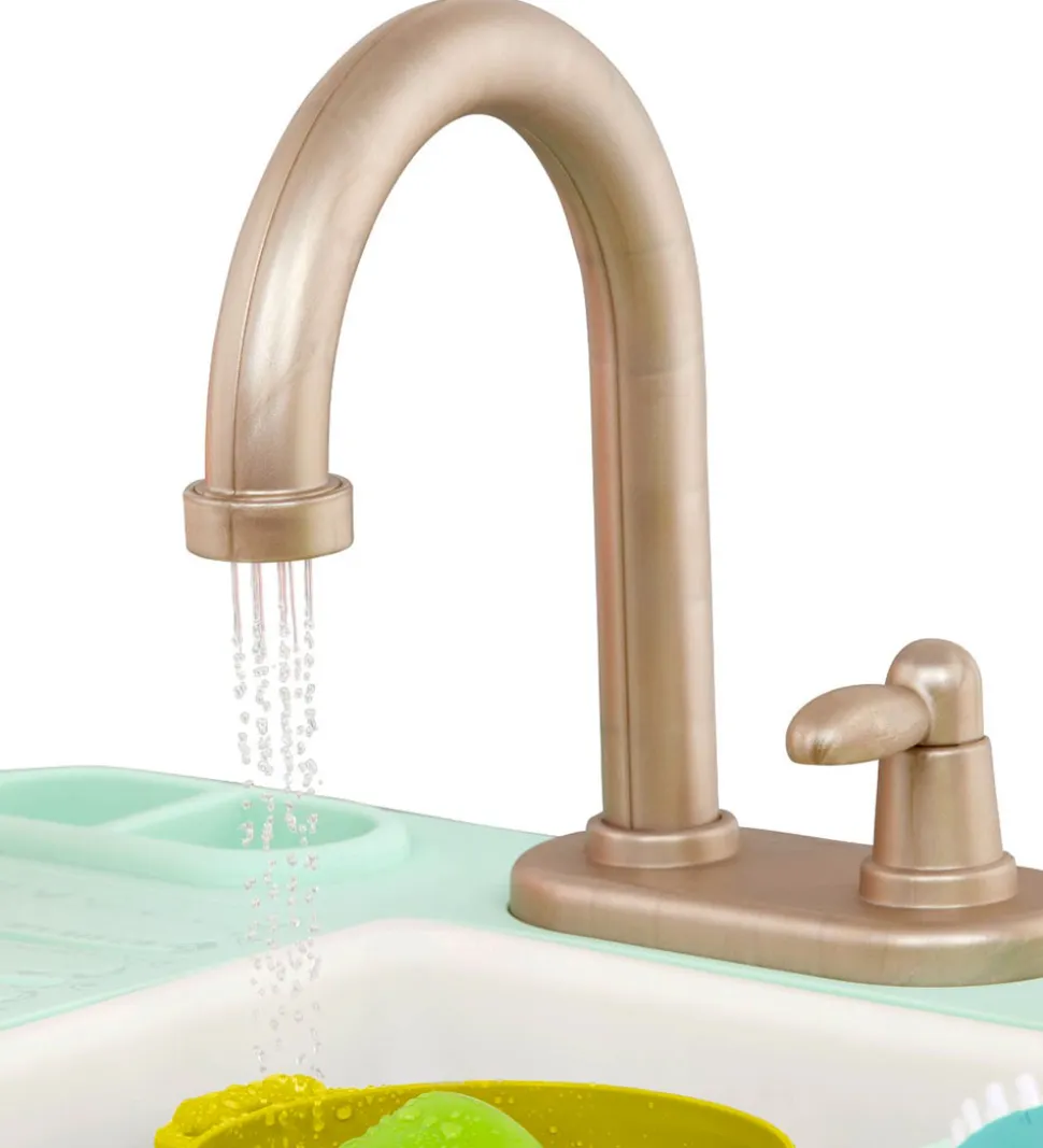 B. Toys Legekøkken - Køkkenvask m. Vand - 18 Dele