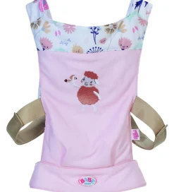 BABY Born Dukketilbehør - Dukkebæresele m. Blomster