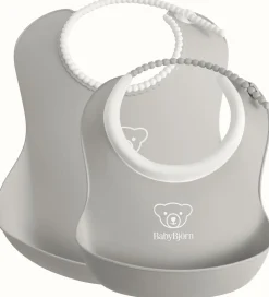 BabyBjörn Hagesmæk - 2-pak - Grå