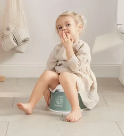 BabyBjörn Potte - Grågrøn/Hvid