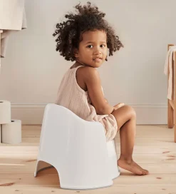 BabyBjörn Pottestol - Hvid/Grå