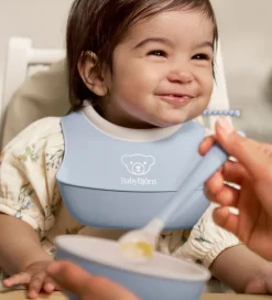 BabyBjörn Spisesæt - 3 Dele - Pastelblå