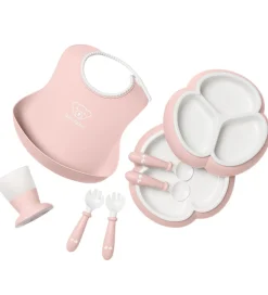 BabyBjörn Spisesæt - 8 Dele - Lyserød