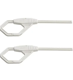 BabyDan Børnesikring - Skydelås - 2 stk. - Hvid