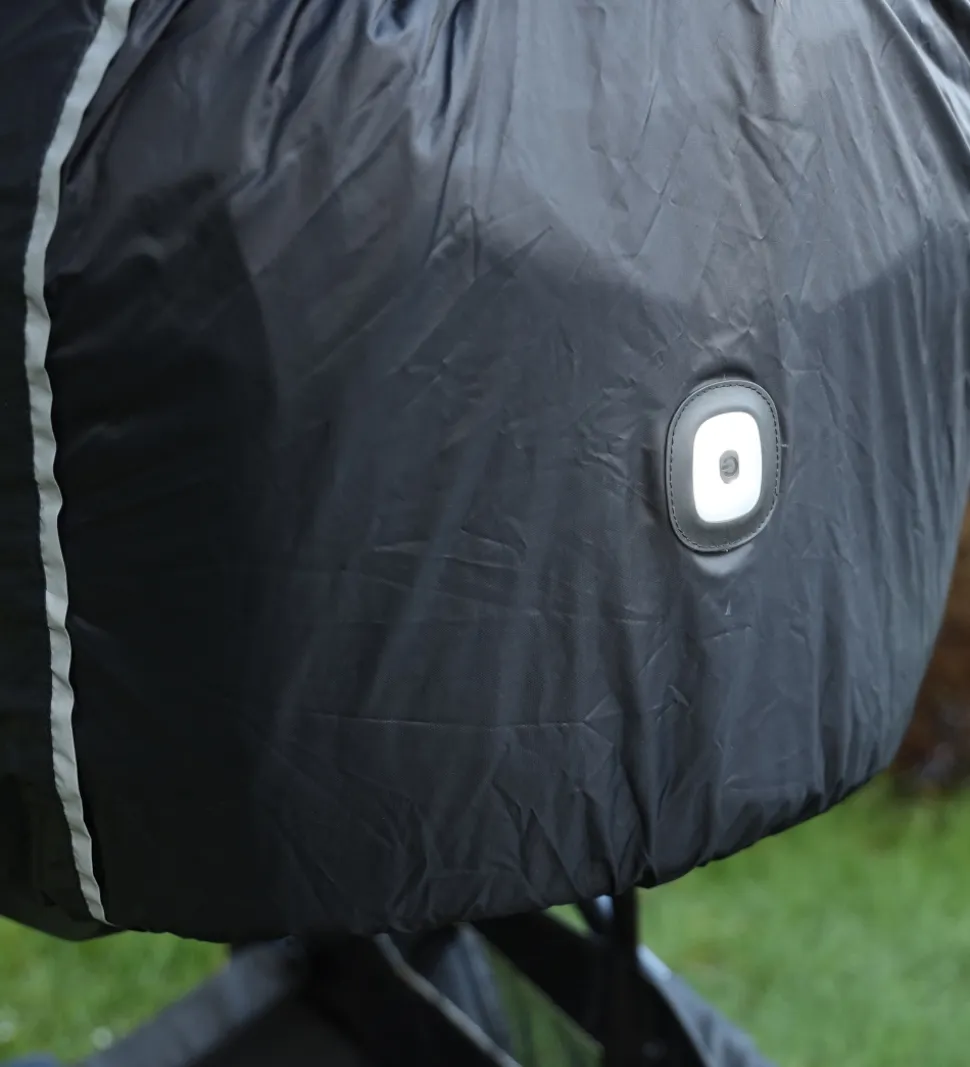 BabyDan Regnslag Til Barnevogn - LED - Sort