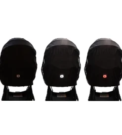 BabyDan Regnslag Til Barnevogn - LED - Sort