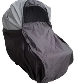 BabyDan Regnslag Til Barnevogn - 100 cm - Sort m. Refleks