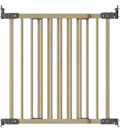 BabyDan Sikkerhedsgitter - Flexi Fit Wood Deluxe - Nature