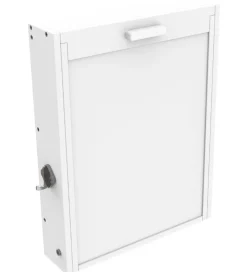 BabyDan Vægophængt Puslebord - 58x75x75 cm - Hvid