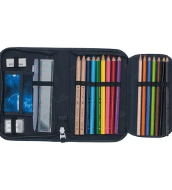 Beckmann Penalhus m. Indhold - Tech Rex - Sort