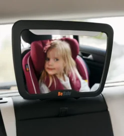 BeSafe Babyspejl m. Lys - Baby Mirror XL2 - Sort