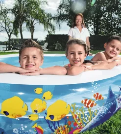 Bestway Badebassin - 262 x 157 cm - Fish 'N Friends
