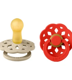 BIBS Boheme Natsutter - Str. 1 - 2-pak - Rund - Vanilla/Candy Ap