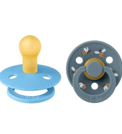 BIBS Colour Sutter - Str. 1 - 2-pak - Rund - Breeze Mix