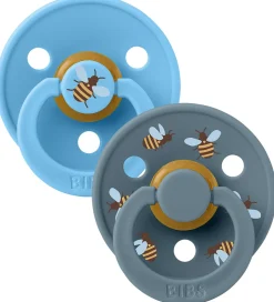 BIBS Colour Sutter - Str. 3 - 2-pak - Rund - Breeze Mix