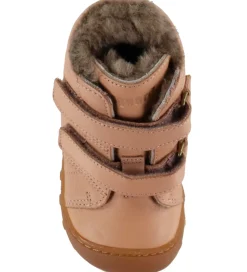 Bisgaard Vinterstøvler - Barefoot - Hale w Lamb - Nude