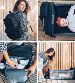 Bizzi Growin Pusletaske/Rejseseng - RucPOD Mini - Chelsea Black