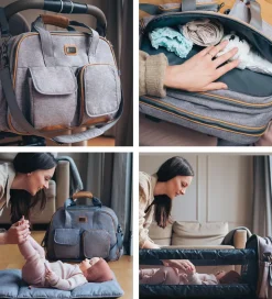 Bizzi Growin Pusletaske/Rejseseng - POD - Windsor Grey