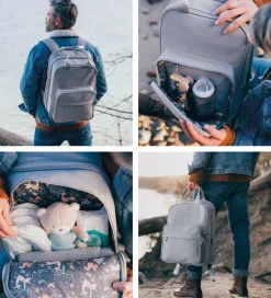 Bizzi Growin Pusletaske/Rejseseng - RucPOD - Whisper Grey