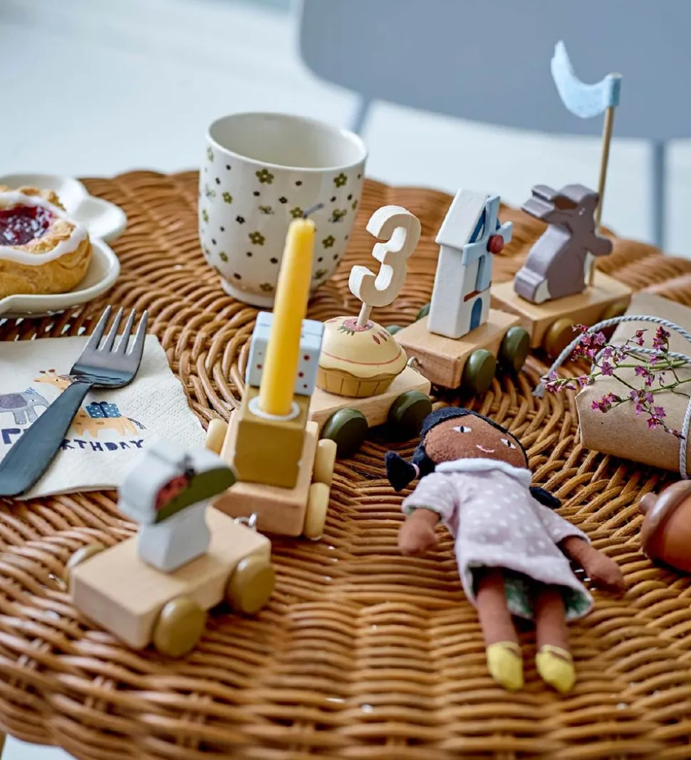 Bloomingville Fødselsdagstog - Alfi - Brun - MDF