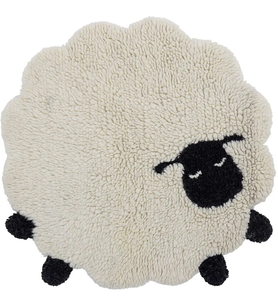 Bloomingville Tæppe - Dolly - Uld - Hvid