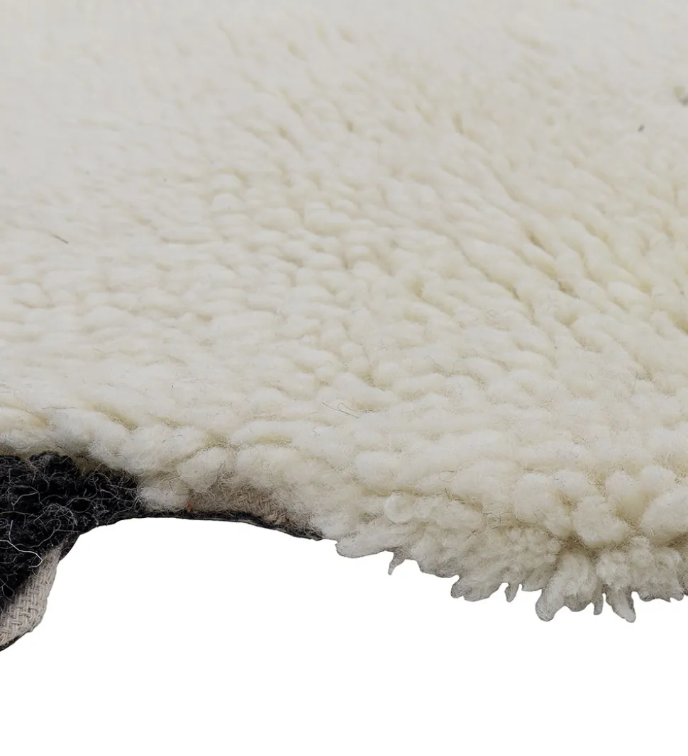 Bloomingville Tæppe - Dolly - Uld - Hvid